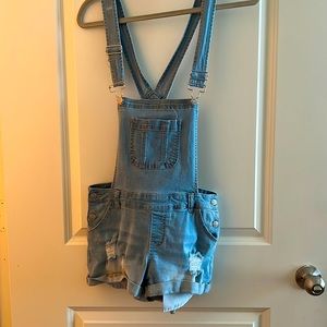 Denim overalls